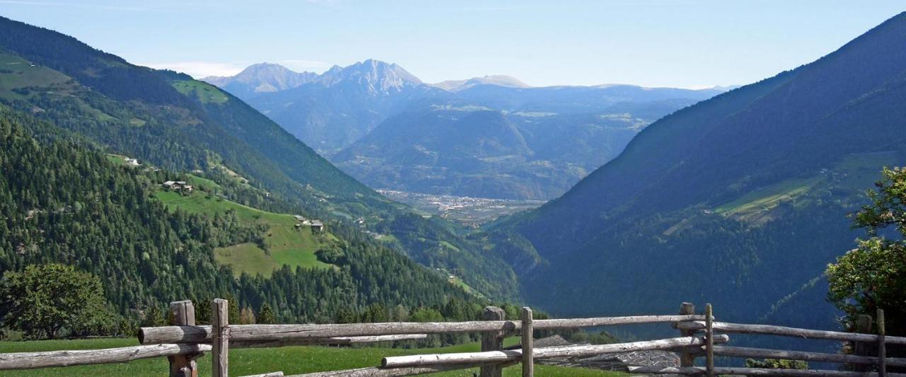 Ferienwohnung Maiernhof Bauernhof Ultental Sankt Pankraz Dış mekan fotoğraf
