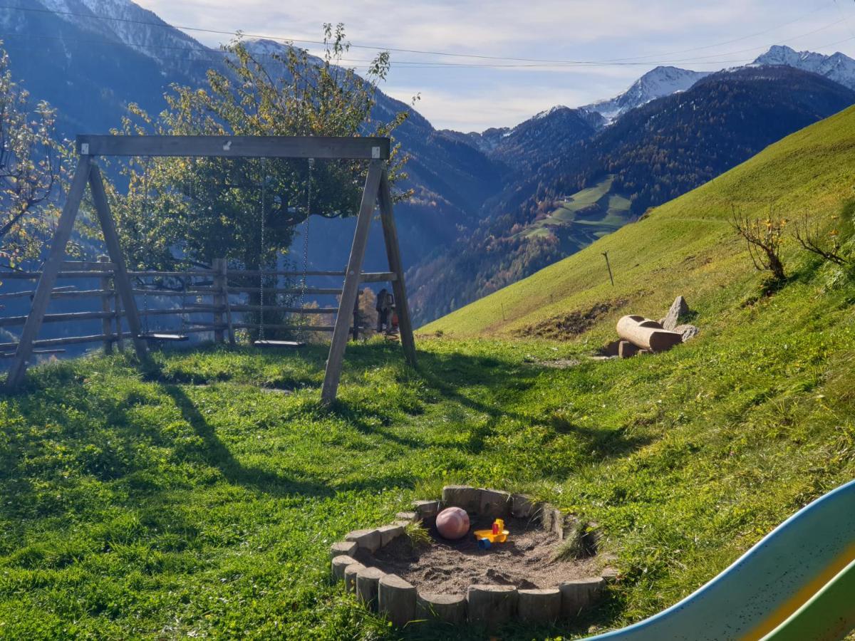 Ferienwohnung Maiernhof Bauernhof Ultental Sankt Pankraz Dış mekan fotoğraf